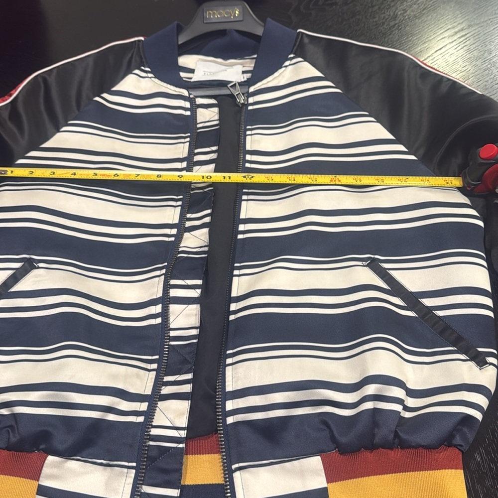 Eleven Paris Multicolor Striped Bomber Jacket - Picture 5 of 5